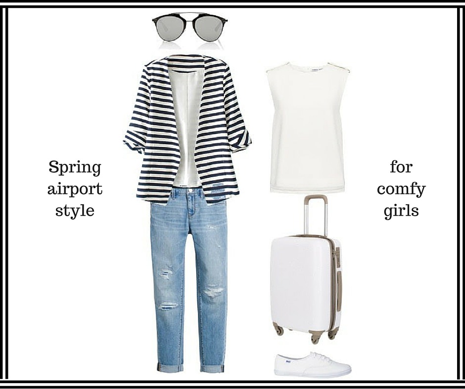 comfy airport outfit